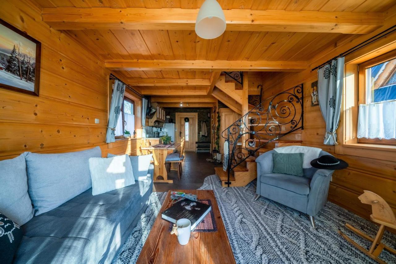 Domki Widokowe Wooden Luxury Chalet & Jacuzzi Zab Eksteriør bilde