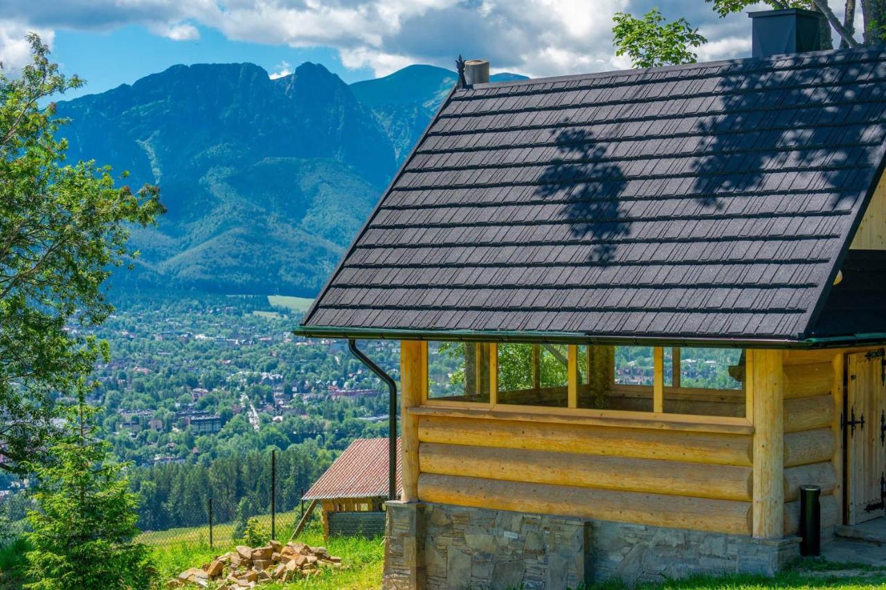 Domki Widokowe Wooden Luxury Chalet & Jacuzzi Zab Eksteriør bilde