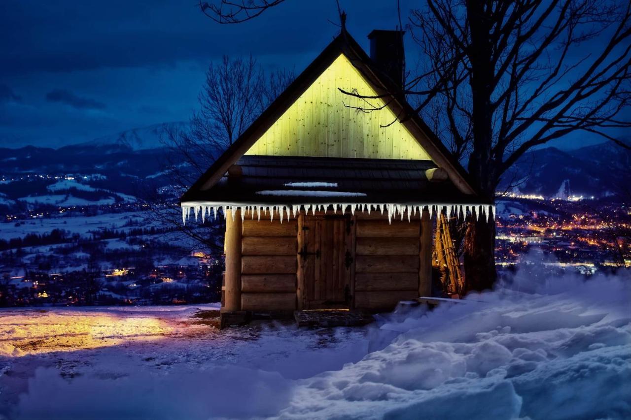 Domki Widokowe Wooden Luxury Chalet & Jacuzzi Zab Eksteriør bilde