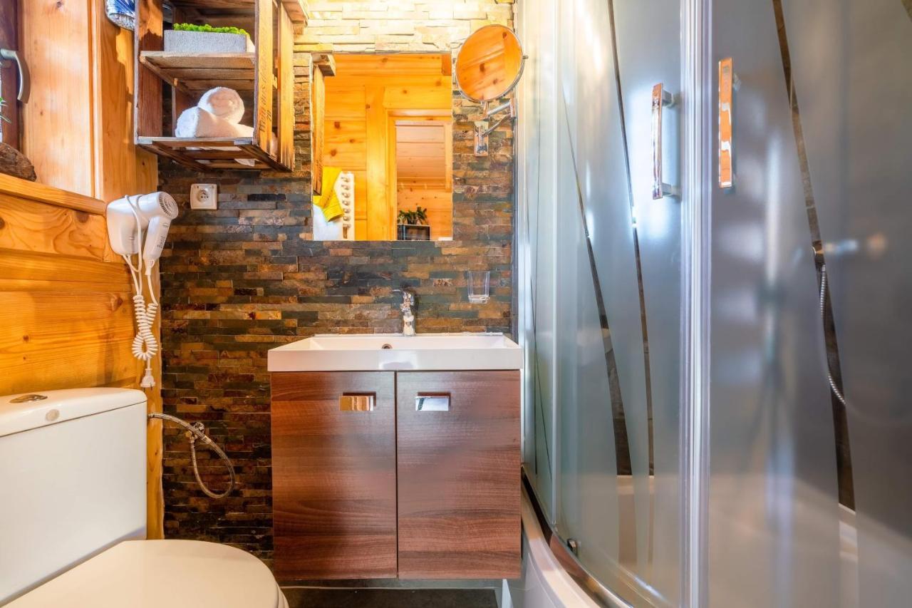 Domki Widokowe Wooden Luxury Chalet & Jacuzzi Zab Eksteriør bilde