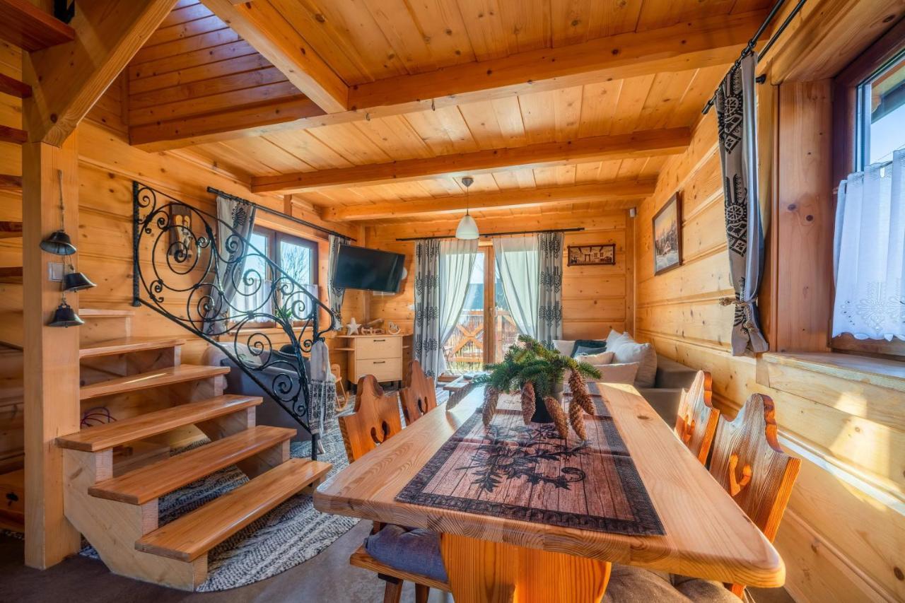 Domki Widokowe Wooden Luxury Chalet & Jacuzzi Zab Eksteriør bilde