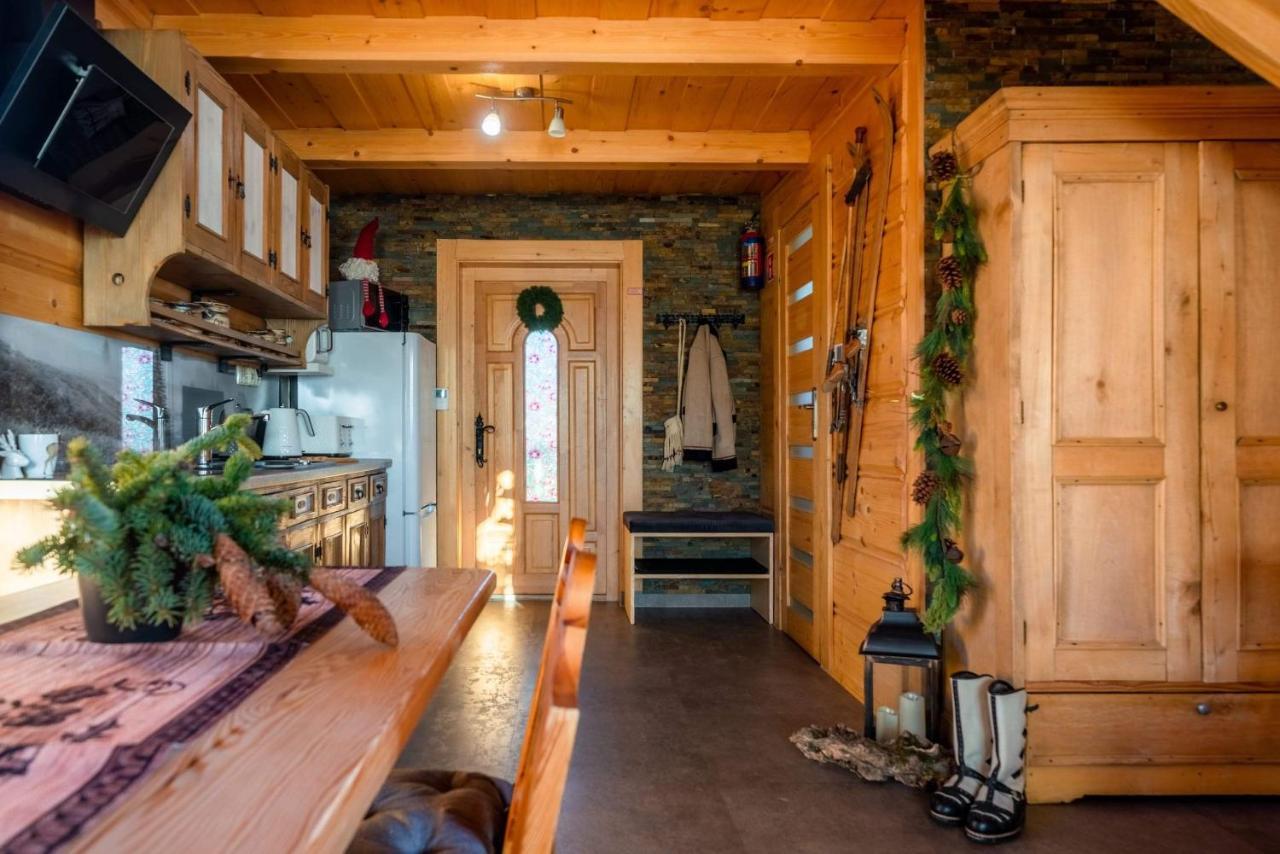 Domki Widokowe Wooden Luxury Chalet & Jacuzzi Zab Eksteriør bilde