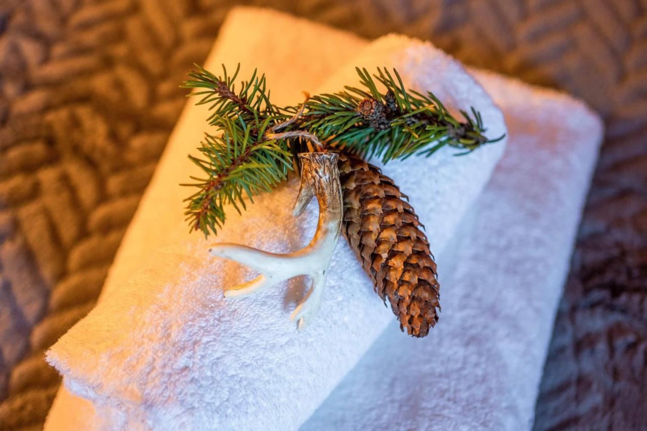 Domki Widokowe Wooden Luxury Chalet & Jacuzzi Zab Eksteriør bilde
