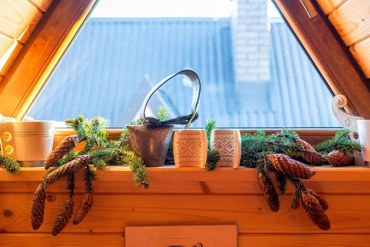 Domki Widokowe Wooden Luxury Chalet & Jacuzzi Zab Eksteriør bilde