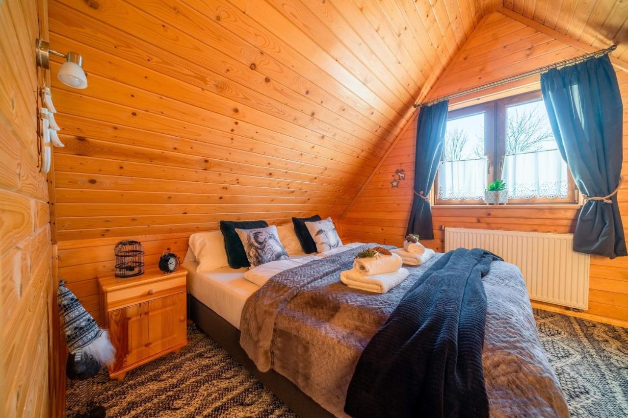 Domki Widokowe Wooden Luxury Chalet & Jacuzzi Zab Eksteriør bilde