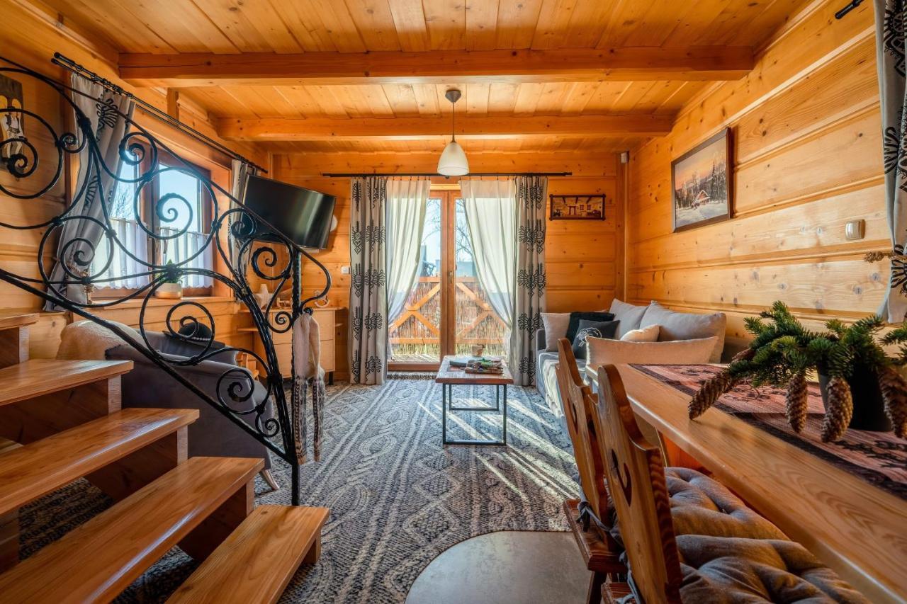 Domki Widokowe Wooden Luxury Chalet & Jacuzzi Zab Eksteriør bilde