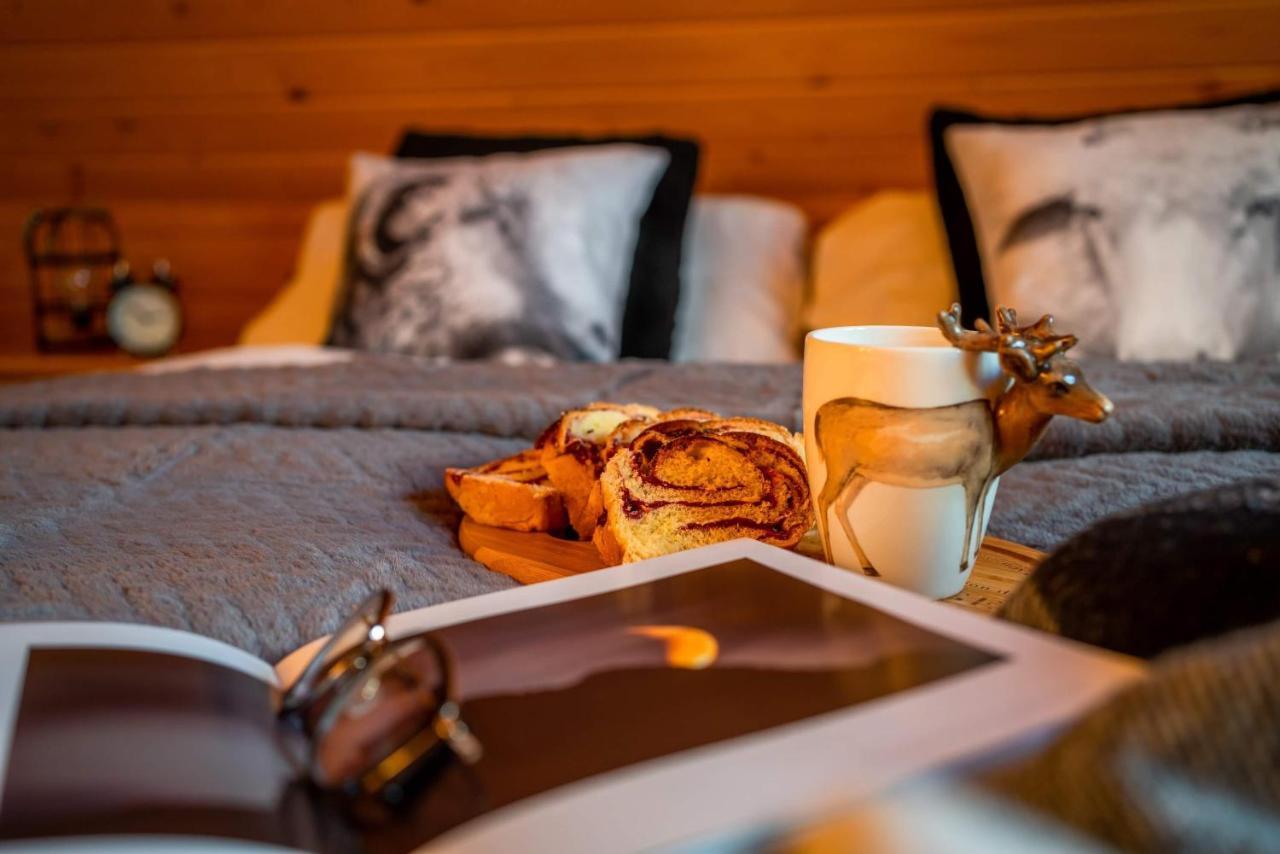 Domki Widokowe Wooden Luxury Chalet & Jacuzzi Zab Eksteriør bilde