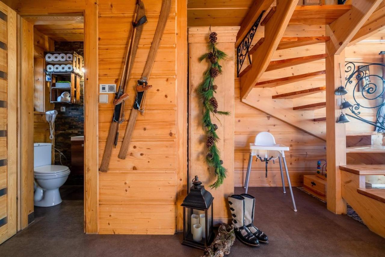 Domki Widokowe Wooden Luxury Chalet & Jacuzzi Zab Eksteriør bilde