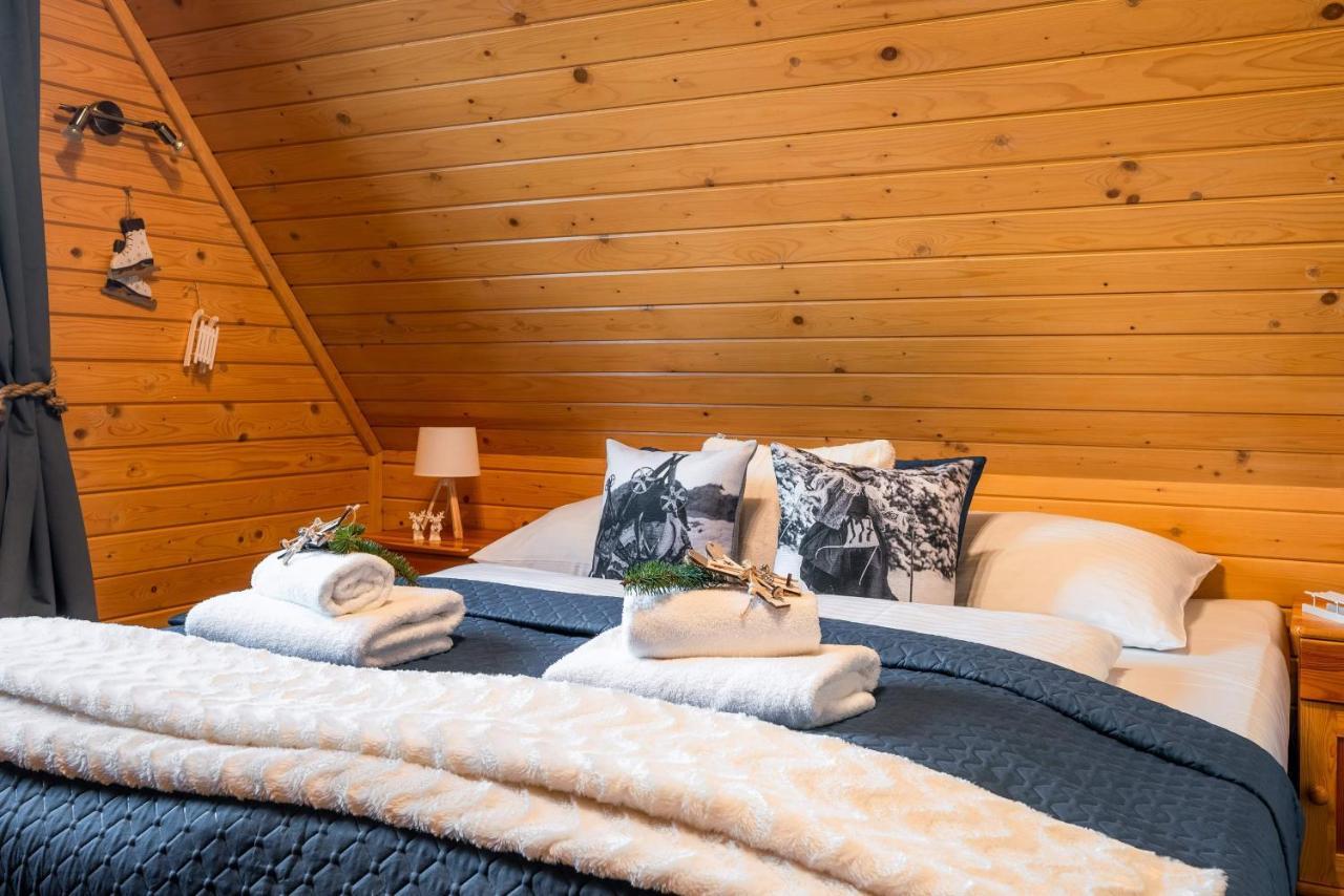 Domki Widokowe Wooden Luxury Chalet & Jacuzzi Zab Eksteriør bilde