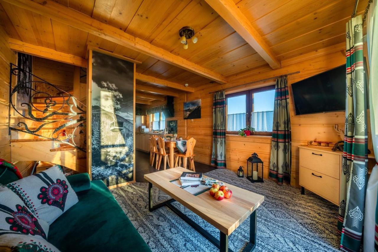Domki Widokowe Wooden Luxury Chalet & Jacuzzi Zab Eksteriør bilde