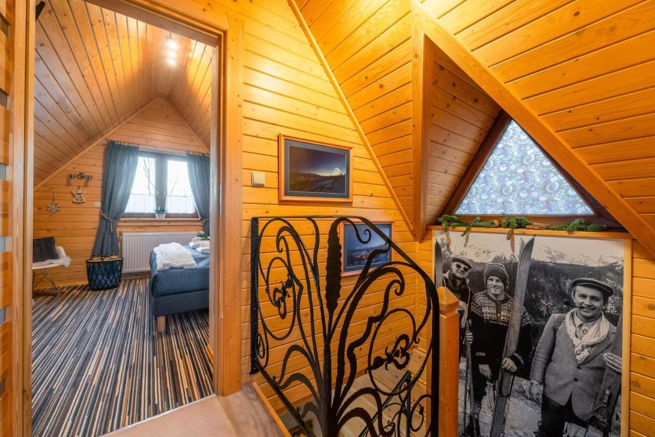 Domki Widokowe Wooden Luxury Chalet & Jacuzzi Zab Eksteriør bilde