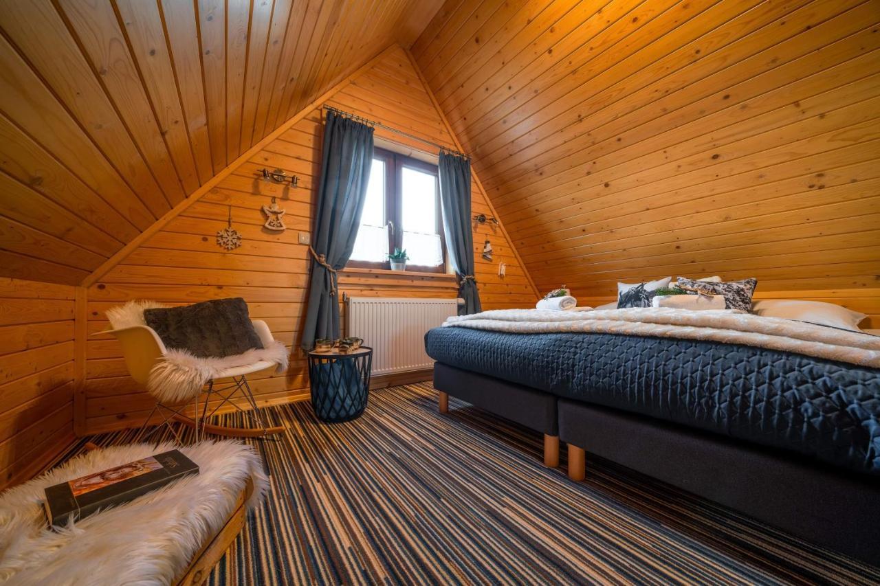Domki Widokowe Wooden Luxury Chalet & Jacuzzi Zab Eksteriør bilde