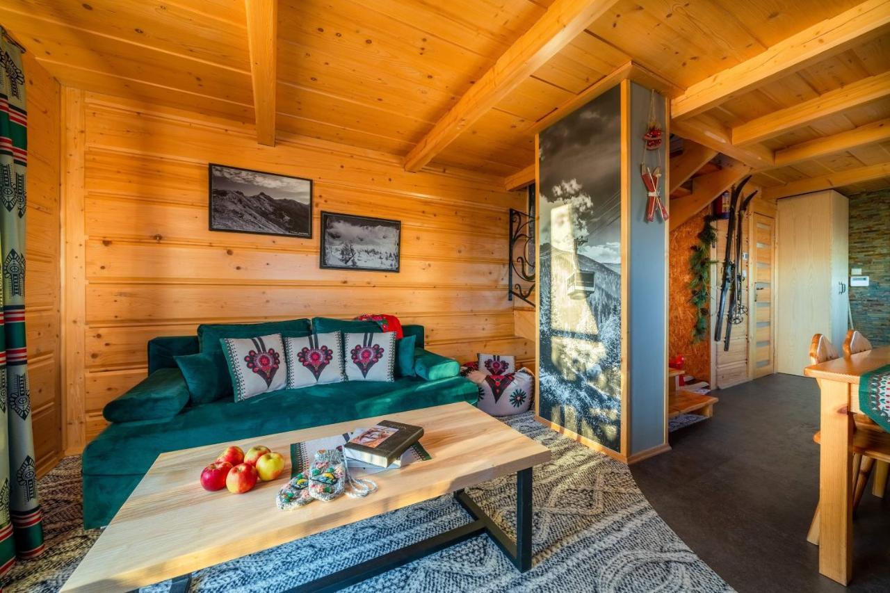 Domki Widokowe Wooden Luxury Chalet & Jacuzzi Zab Eksteriør bilde