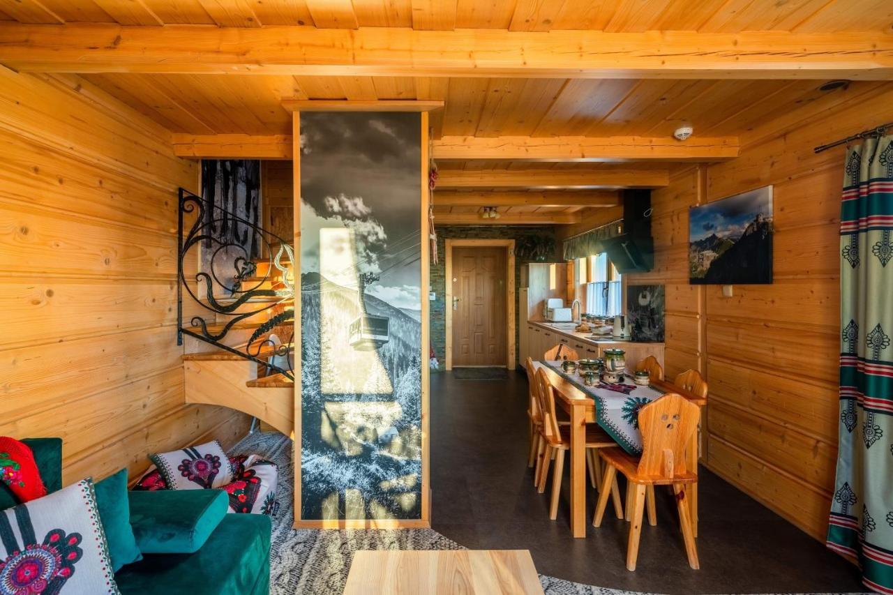 Domki Widokowe Wooden Luxury Chalet & Jacuzzi Zab Eksteriør bilde