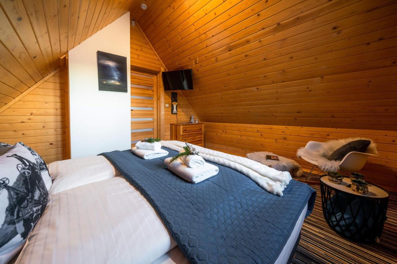 Domki Widokowe Wooden Luxury Chalet & Jacuzzi Zab Eksteriør bilde
