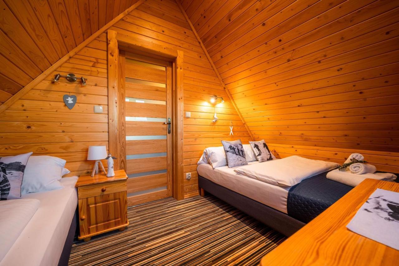 Domki Widokowe Wooden Luxury Chalet & Jacuzzi Zab Eksteriør bilde