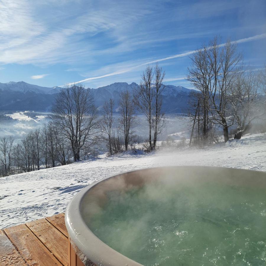 Domki Widokowe Wooden Luxury Chalet & Jacuzzi Zab Eksteriør bilde