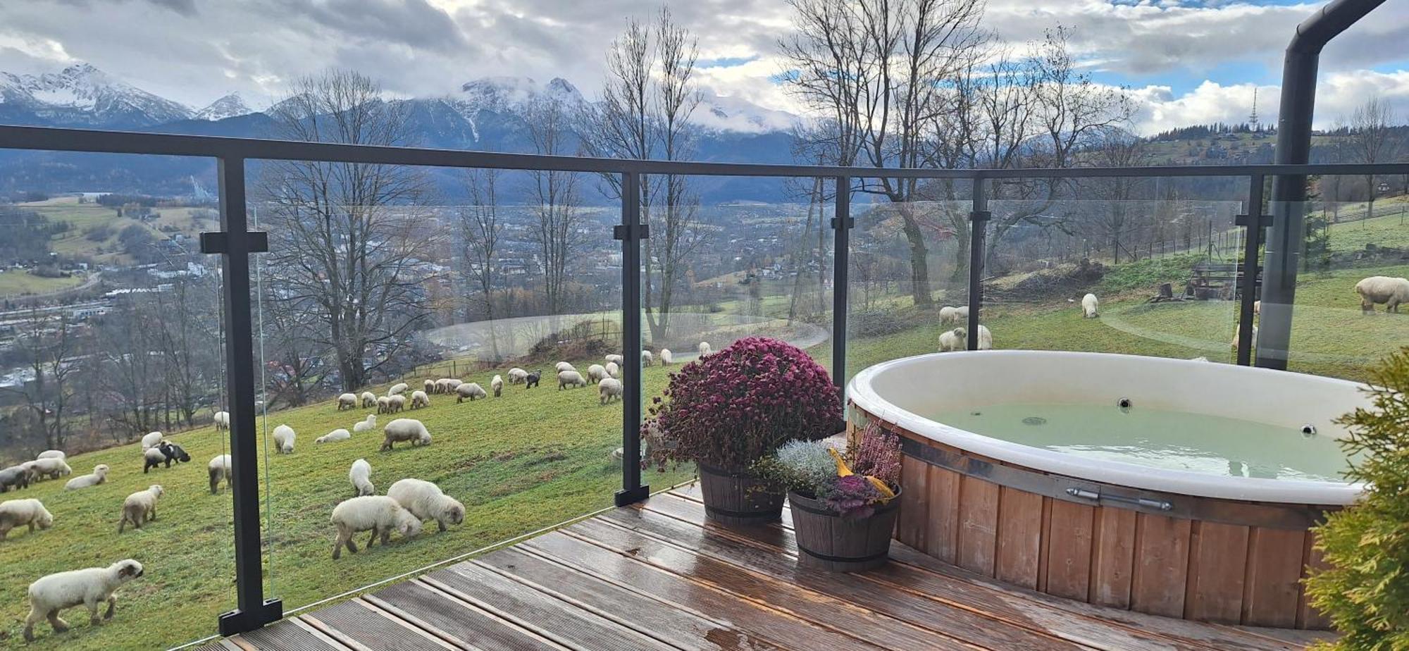 Domki Widokowe Wooden Luxury Chalet & Jacuzzi Zab Rom bilde