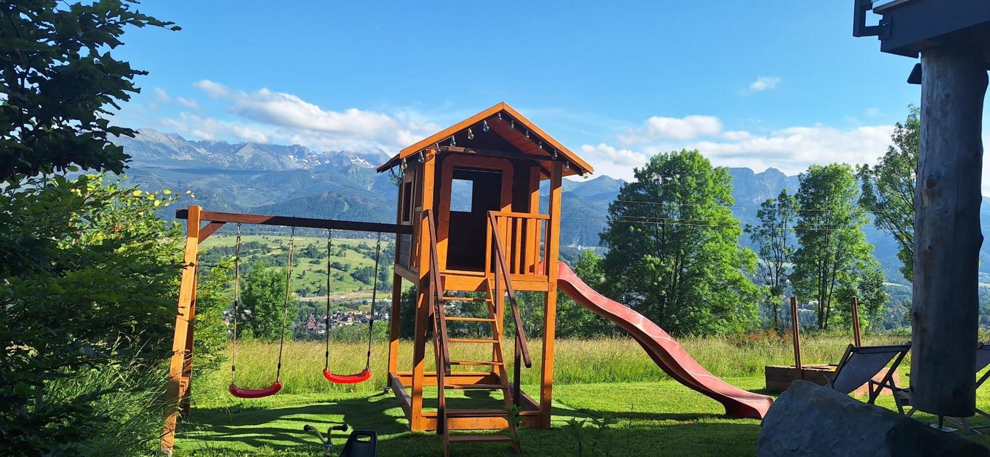 Domki Widokowe Wooden Luxury Chalet & Jacuzzi Zab Eksteriør bilde